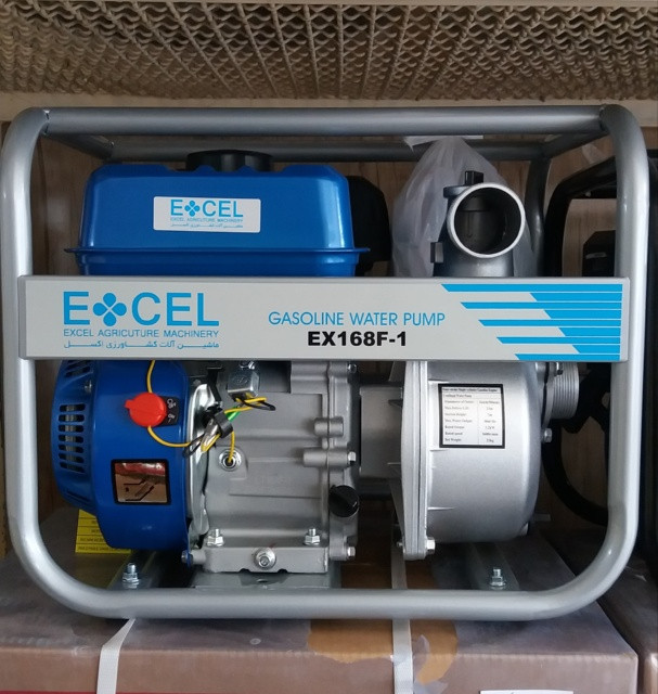 پمپ موتور آب دو اینج بنزینی اکسل مدل EX168F-1