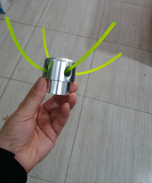 توپی آلومینیومی علفتراش