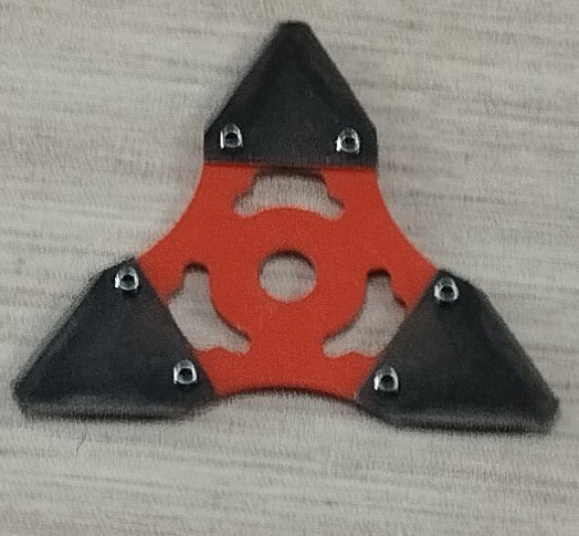 تیغه دروگر علف تراش مدل مثلثی ۳ پر